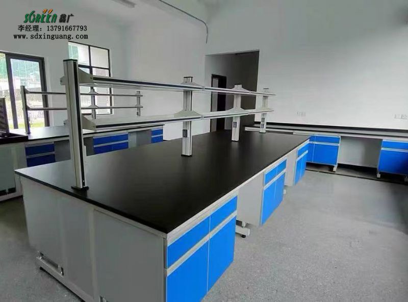 濰坊鋼木實(shí)驗(yàn)室邊臺(tái)化驗(yàn)室工作臺(tái)支持定制